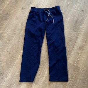 Navy blue figs Livington scrub pants